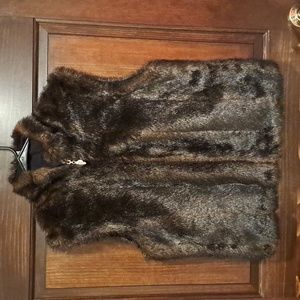 Faux Fur Vest! Reversible, no tag, New, only worn once!